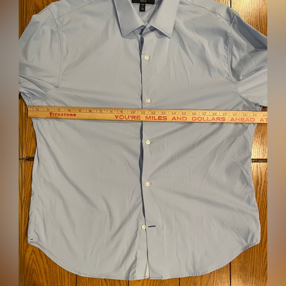Euc Bonobos Tech Button Down Light Blue, Athletic… - image 3